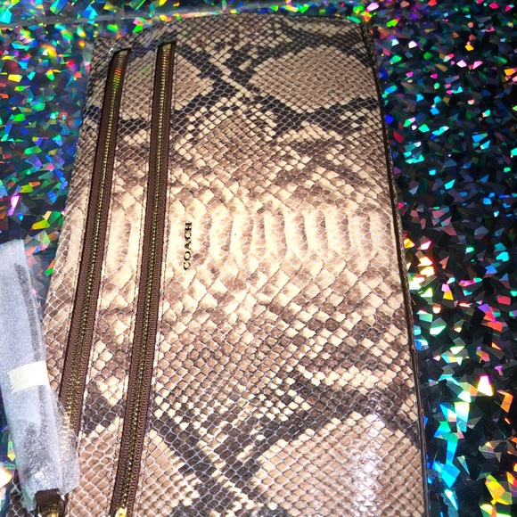 Coach Madison python clutch - Picture 3 of 7